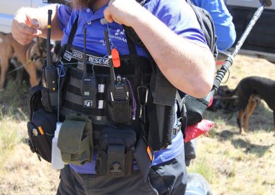 Search and Rescue team member kitted out